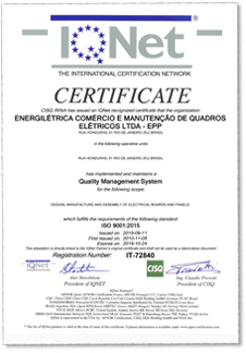 Certificado ISO 9001:2008